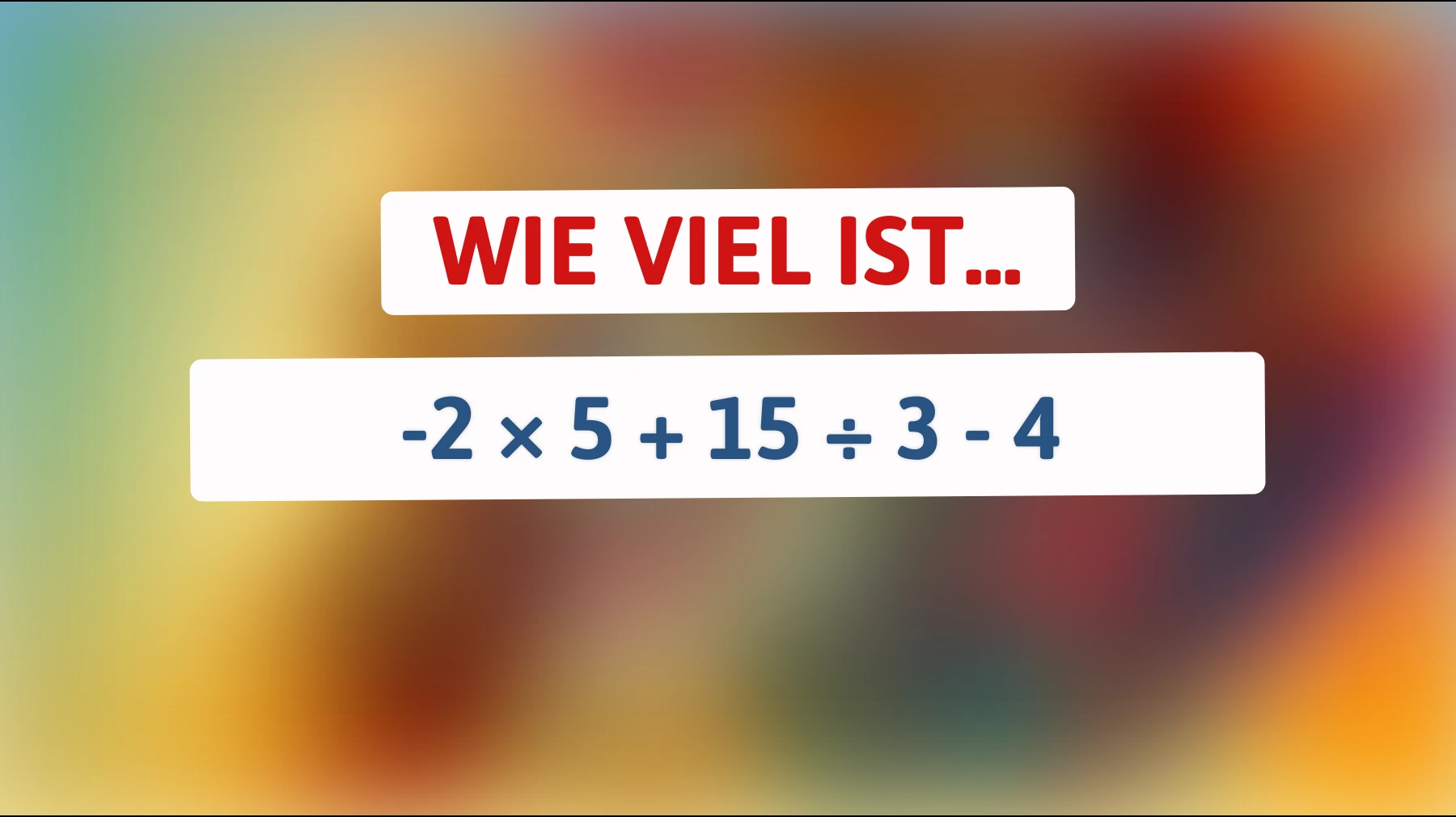 Hast du das Zeug dazu, dieses scheinbar einfache Mathe-Rätsel zu knacken? Teste deine Genialität jetzt!"